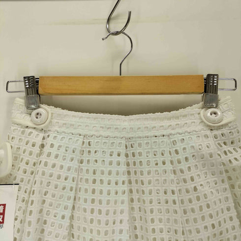 バーバリーブルーレーベル BURBERRY BLUE LABEL メッシュフレアミニスカート レディース 38