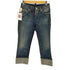 ディースクエアード DSQUARED2 MADE IN ITALY ボタンフライクロップドセルビッジデニム Y2K レディース 36