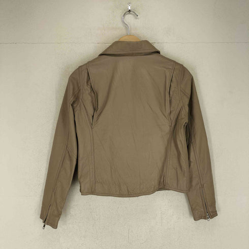 スピックアンドスパン Spick and Span pig leather ピッグレザーダブルライダースジャケット レディース 38