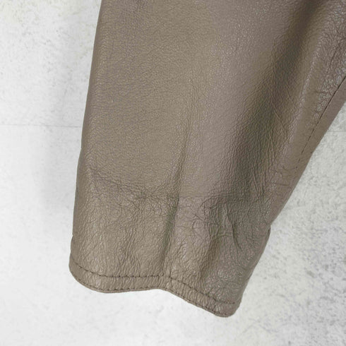 スピックアンドスパン Spick and Span pig leather ピッグレザーダブルライダースジャケット レディース 38
