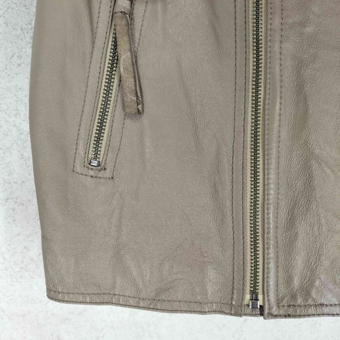 スピックアンドスパン Spick and Span pig leather ピッグレザーダブルライダースジャケット レディース 38