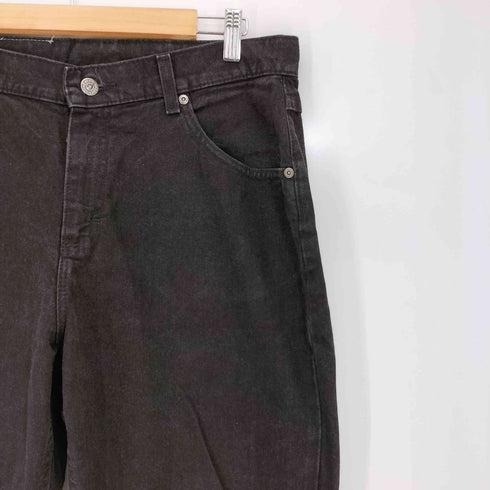 リー Lee ORIGINAL JEANS ストレート ブラック デニム メンズ