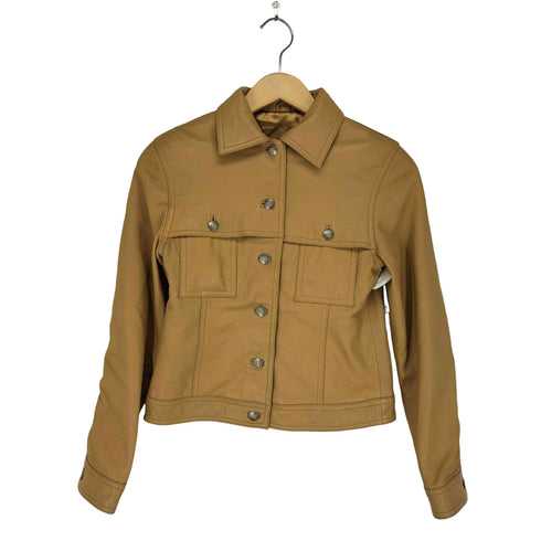 LITTLE NEW YORK COLLECTION lamb leather ラムレザートラッカージャケット レディース 4