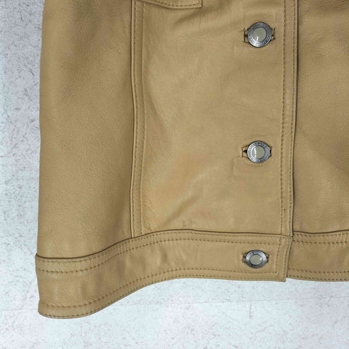 LITTLE NEW YORK COLLECTION lamb leather ラムレザートラッカージャケット レディース 4