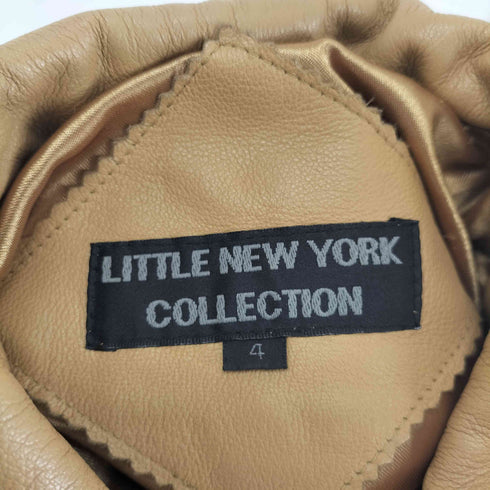 LITTLE NEW YORK COLLECTION lamb leather ラムレザートラッカージャケット レディース 4