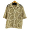 ザラ ZARA メッシュオーバーサイズ 半袖シャツ メンズ import:M