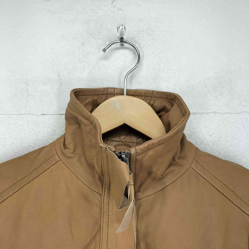 FAITHFUL FANATIC lamb leather ラムレザーニット切替ダブルジップジャケット レディース F
