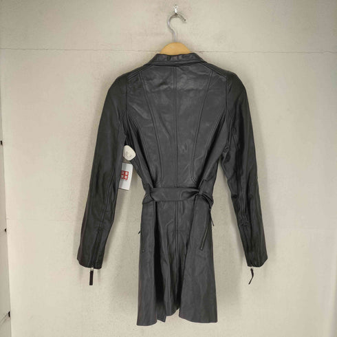 Andy lamb leather ラムレザーダブルライダースコート レディース S