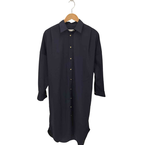 ラウンジドレス Loungedress サテンBIGシャツワンピース レディース FREE