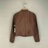 セシルマクビー CECIL McBEE lamb leather ラムレザーシングルライダースジャケット レディース M