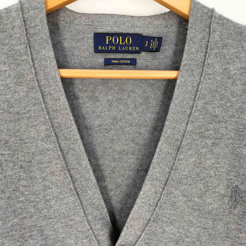 ポロラルフローレン POLO RALPH LAUREN PIMA COTTON スモールポニー刺繍 コットン カーディガン メンズ import:S