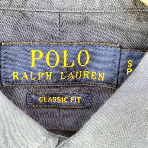 ポロラルフローレン POLO RALPH LAUREN CLASSIC FIT エポレット レギュラーカラーシャツ メンズ import:S