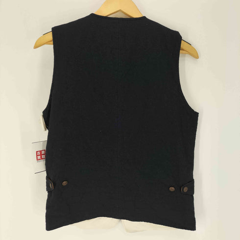 スティルバイハンド STILL BY HAND ショールカラー ウールコットン ベスト メンズ JPN:46
