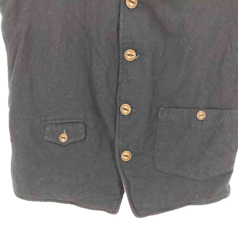 スティルバイハンド STILL BY HAND ショールカラー ウールコットン ベスト メンズ JPN:46