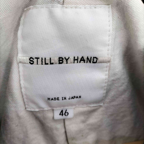 スティルバイハンド STILL BY HAND ショールカラー ウールコットン ベスト メンズ JPN:46