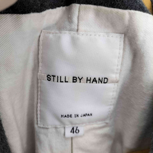 スティルバイハンド STILL BY HAND ラペルデザイン ウールコットン ベスト メンズ JPN:46
