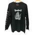 デスメタル バンド アートワーク 袖 ロゴ プリント L/S Tシャツ メンズ JPN:L