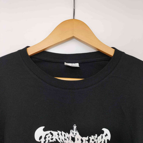 デスメタル バンド アートワーク 袖 ロゴ プリント L/S Tシャツ メンズ JPN:L
