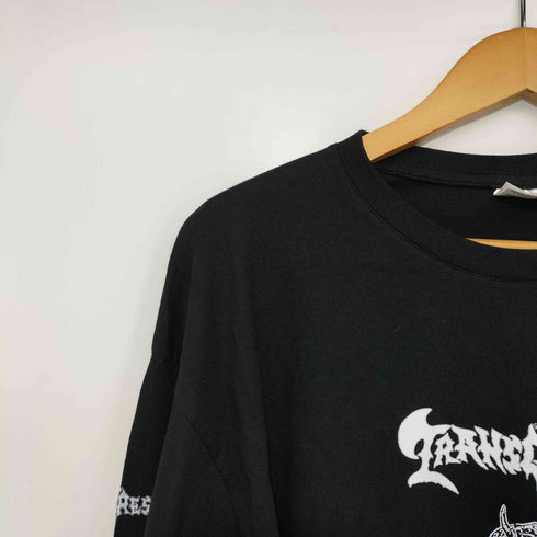 デスメタル バンド アートワーク 袖 ロゴ プリント L/S Tシャツ メンズ JPN:L