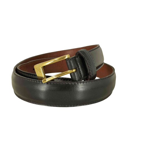 ブルックスブラザーズ BROOKS BROTHERS USA製 HORWEEN GENUINE SHELL CORDVAN レザーベルト メンズ 32/80 D8