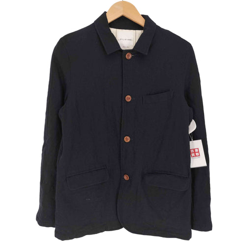スティルバイハンド STILL BY HAND 裏地ストライプ ウールコットン カバーオール メンズ JPN:46