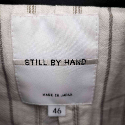 スティルバイハンド STILL BY HAND 裏地ストライプ ウールコットン カバーオール メンズ JPN:46