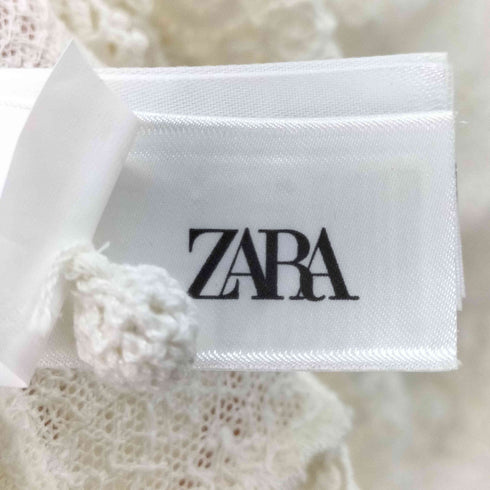 ザラ ZARA ZW COLLECTION レース刺繍入りブラウス レディース import:XL