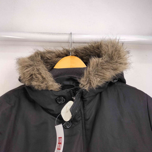 ギャップ Gap フーテッド ファー ダウンジャケット メンズ import:M