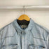 トミーヒルフィガーデニム TOMMY HILFIGER DENIM イタリアン生地 ロゴ刺繍 デニムウエスタンシャツ メンズ import:XL