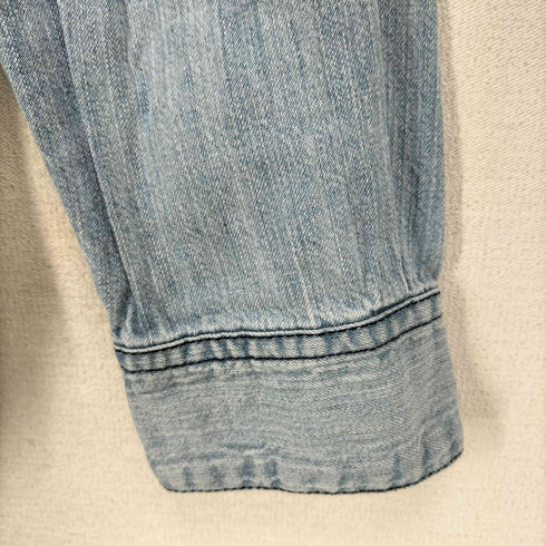 トミーヒルフィガーデニム TOMMY HILFIGER DENIM イタリアン生地 ロゴ刺繍 デニムウエスタンシャツ メンズ import:XL