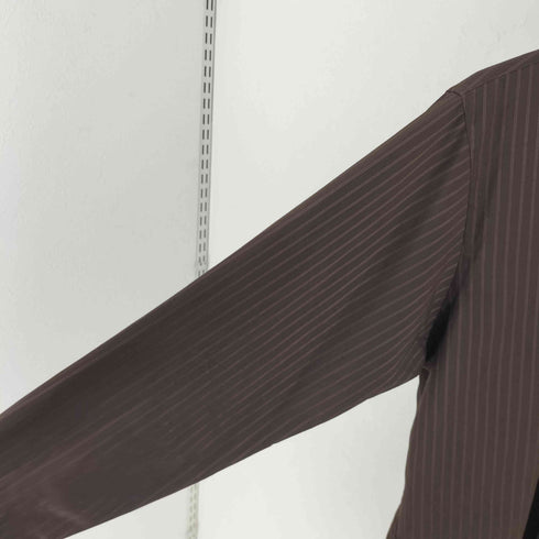 ヴァンヒューゼン VAN HEUSEN SATIN STRIPE L/S シャツ メンズ 16
