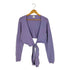 ロクビューティーアンドユースユナイテッドアローズ 6 BEAUTY & YOUTH UNITED ARROWS COTTON SILK CASHMERE CACHE COEUR KNIT カーディガン レディース