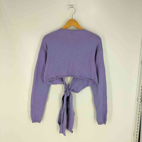 ロクビューティーアンドユースユナイテッドアローズ 6 BEAUTY & YOUTH UNITED ARROWS COTTON SILK CASHMERE CACHE COEUR KNIT カーディガン レディース