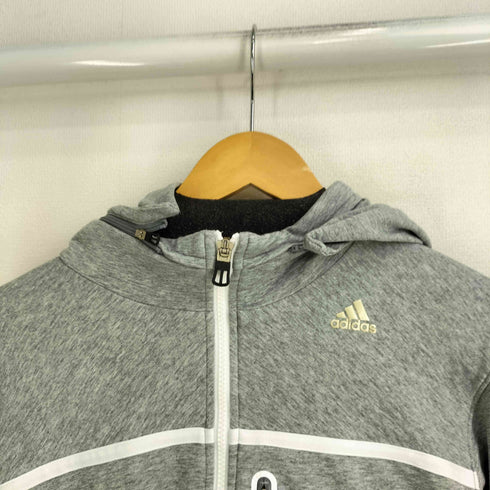 アディダス adidas ロゴプリント 2way フルジップパーカー メンズ xo