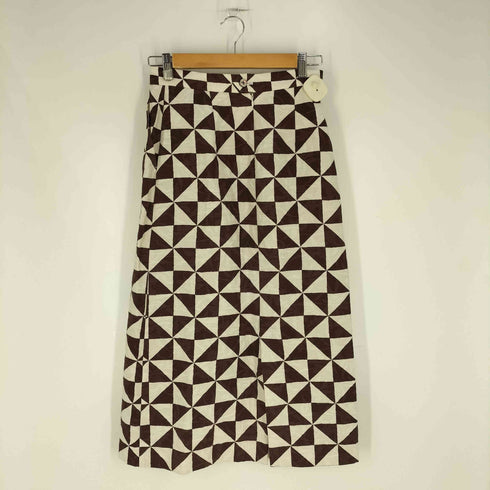 ロクビューティーアンドユースユナイテッドアローズ 6 BEAUTY & YOUTH UNITED ARROWS KIKAGAKU PRINT SKIRT/スカート レディース JPN:36