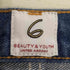 ロクビューティーアンドユースユナイテッドアローズ 6 BEAUTY & YOUTH UNITED ARROWS timemachine ハイウエスト カットオフデニム レディース 25inch