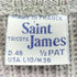 セントジェームス SAINT JAMES フランス製 クルーネック ウール ニット メンズ 46