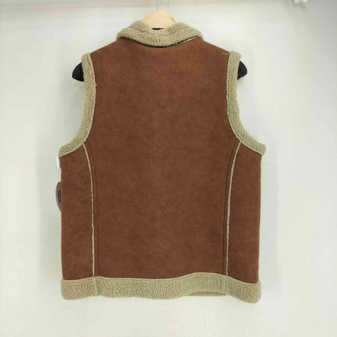 GUMUINTL フェイク ムートン ボア ベスト メンズ import:L