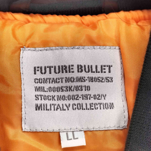 FUTURE BULLET MA-1 ボンバー ジャケット メンズ LL