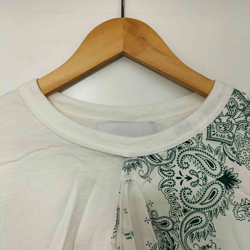 ヨシオクボグランドフロア yoshiokubo GROUNDFLOOR PAISLEY SCARF S/S T メンズ JPN:2