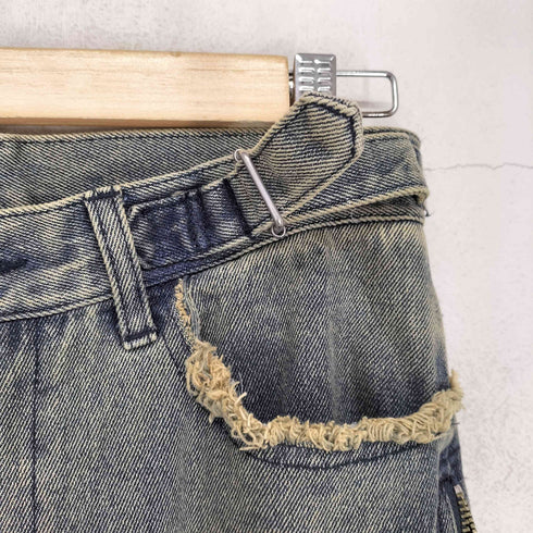 GRANCY ZipDesign Buggy DenimPants ジップデザイン バギーデニム パンツ メンズ JPN:M