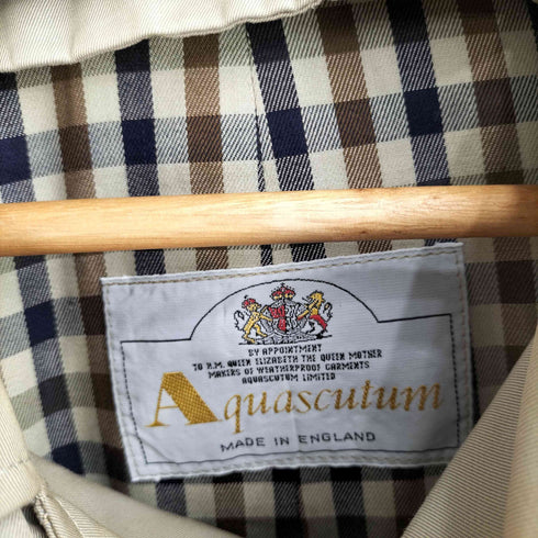アクアスキュータム AQUASCUTUM 80S ステンカラーコート メンズ JPN:5