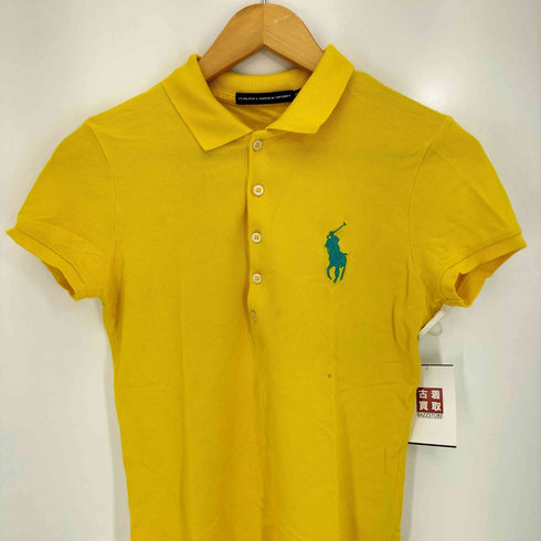 ラルフローレンスポーツ RALPH LAUREN SPORT ビックポニー刺繍 鹿の子 半袖ポロシャツ レディース import:S