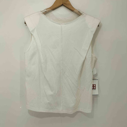 レイビームス Ray BEAMS メッシュハイネックノースリーブトップス レディース