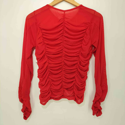 レイビームス Ray BEAMS 25SS チュールギャザーカーディガン レディース