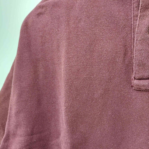 ポロバイラルフローレン Polo by RALPH LAUREN 90s USA製 スモールポニー刺繍 鹿の子 ピケ ポロシャツ メンズ import:M