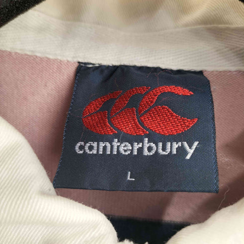 カンタベリー CANTERBURY 4インチストライプ ラグビージャージ メンズ import:L
