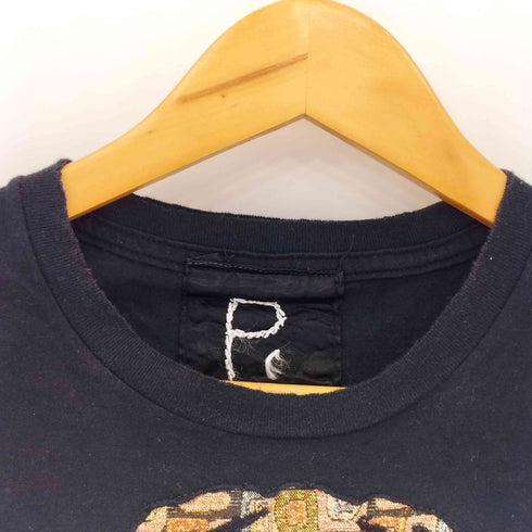 グラフィック刺繍 クルーネックTシャツ Y2K レディース
