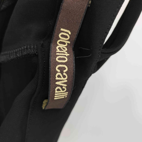 ロベルトカヴァリ roberto cavalli 裾レースフロントデザインキャミワンピース レディース EUR:40