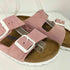 ビルケンシュトック BIRKENSTOCK Arizona mules rose Velor アリゾナ ミュール ローズ ベロア サンダル レディース 24.5